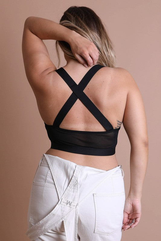 Cross Front Bralette Plus - Executive Gypsy