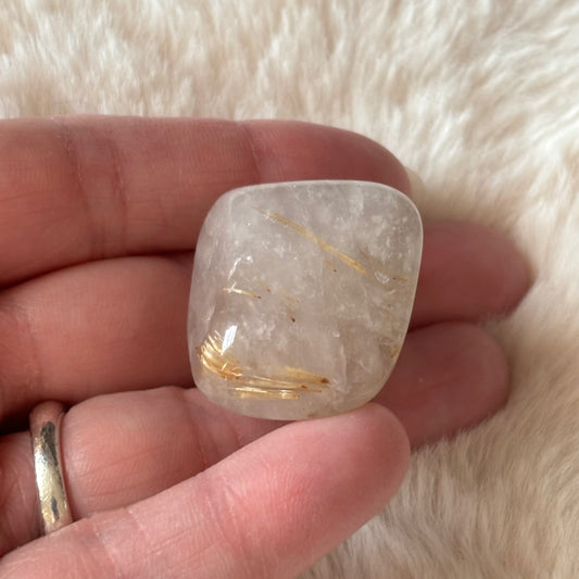 Rutilated Smokey Quartz Tumbles