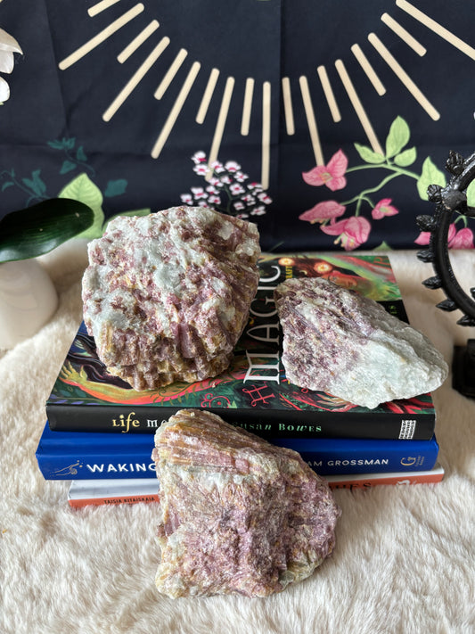 Raw Pink Tourmaline
