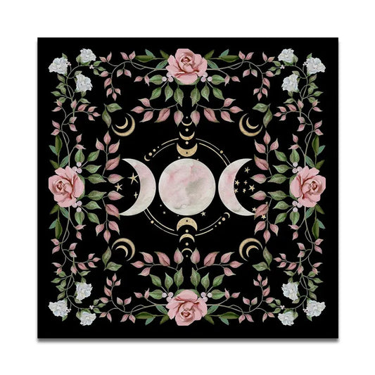 Cottagecore Triple Moon Altar Cloth