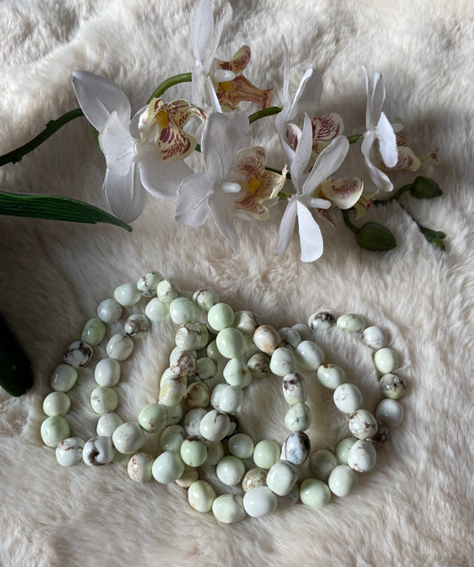 Lemon Chrysoprase Stretch Bracelet