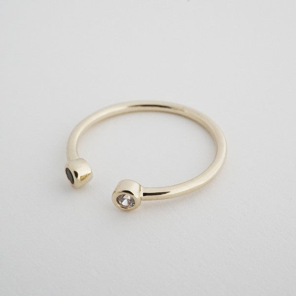 JJ Crystal Bestie Adjustable Ring