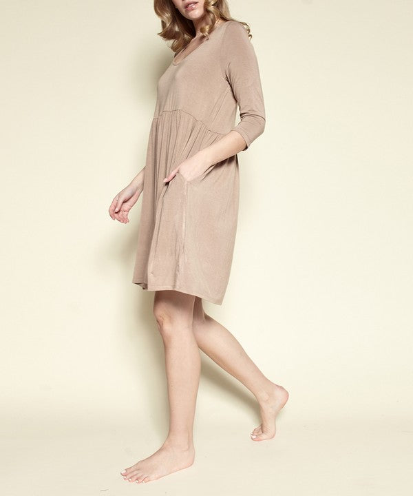 Bamboo Babydoll Dress