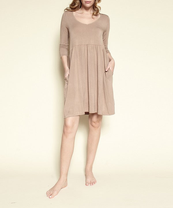 Bamboo Babydoll Dress