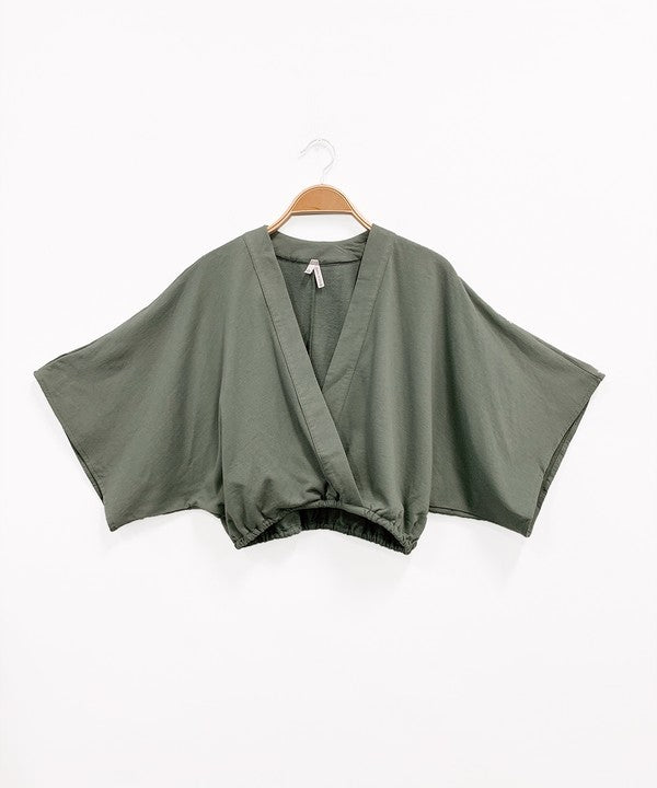 Hemp Kimono Crop