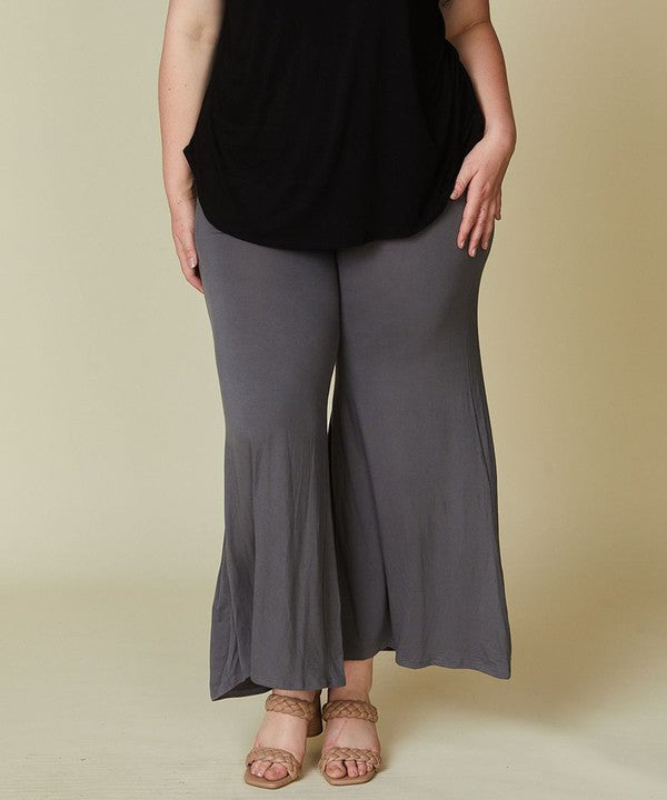 Plus Bamboo Classic Palazzo Pant