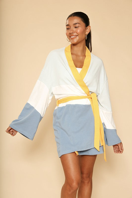 Sunset terry cloth novelty robe