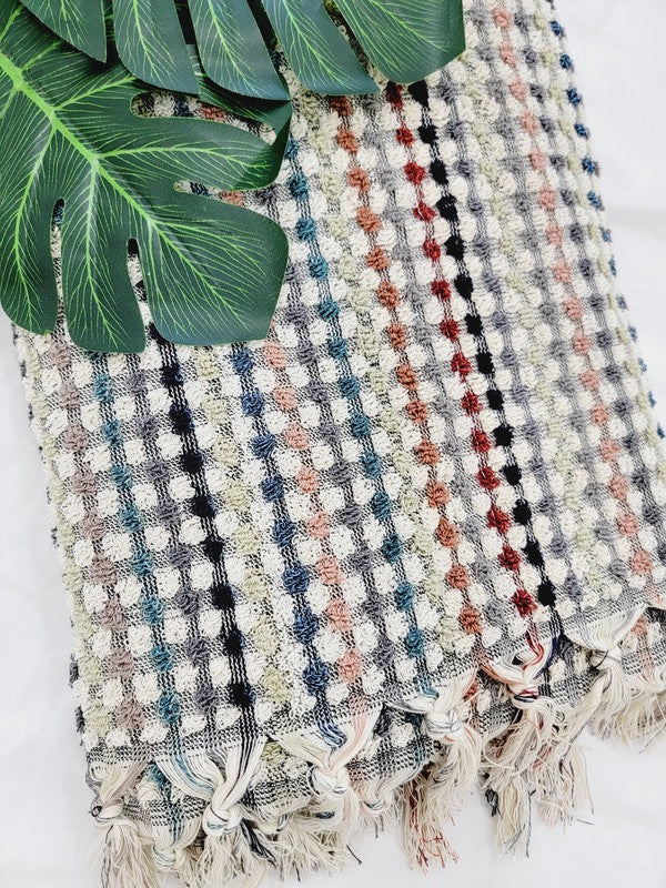 Organic Turkish Cotton Pom Pom Towels