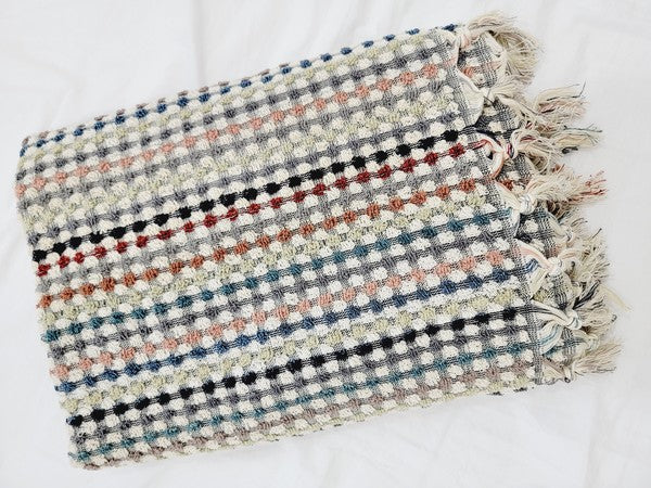 Organic Turkish Cotton Pom Pom Towels