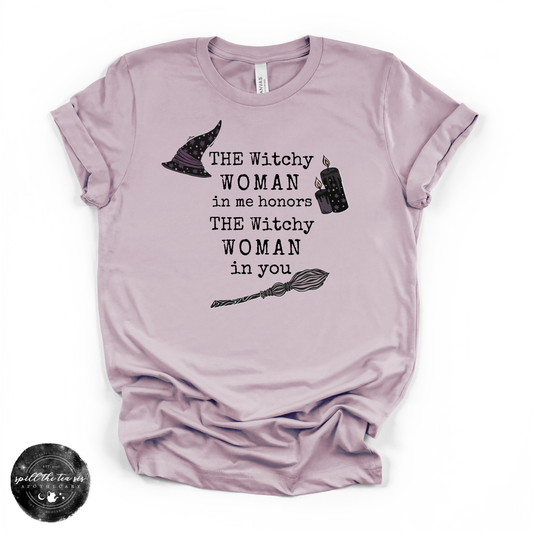 The Witchy Woman in Me Tee ( BLACK DESIGN) | Witchy Graphic T-Shirt