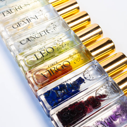 Zodiac Perfume Oil Gemstone‑Infused Zodiac Scents