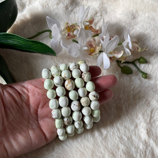 Lemon Chrysoprase Stretch Bracelet