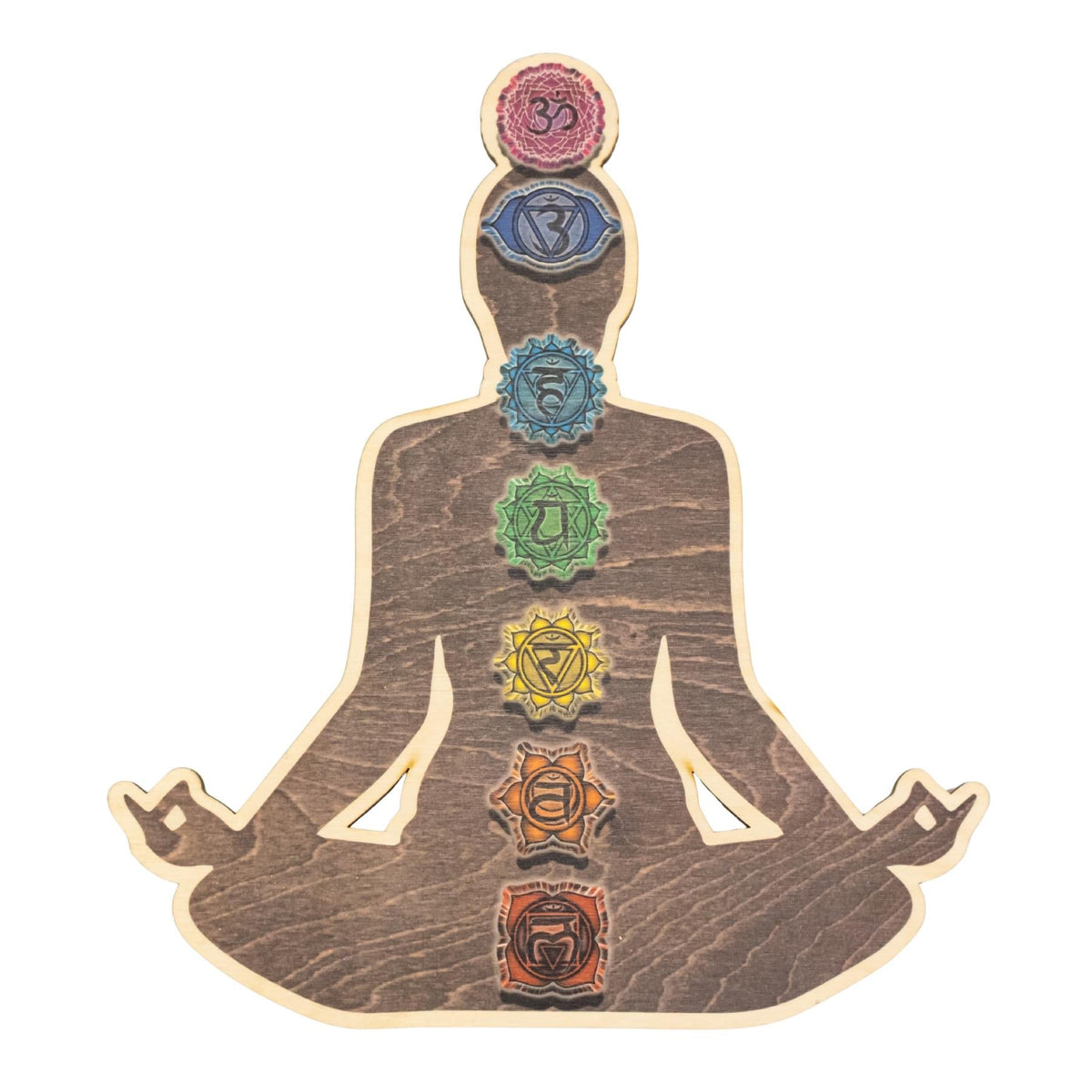 7 Chakra Wooden Wall Decor