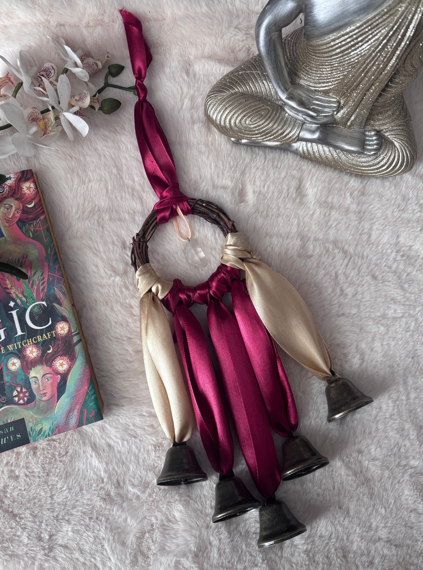 Garnet and Gold Witch Bells