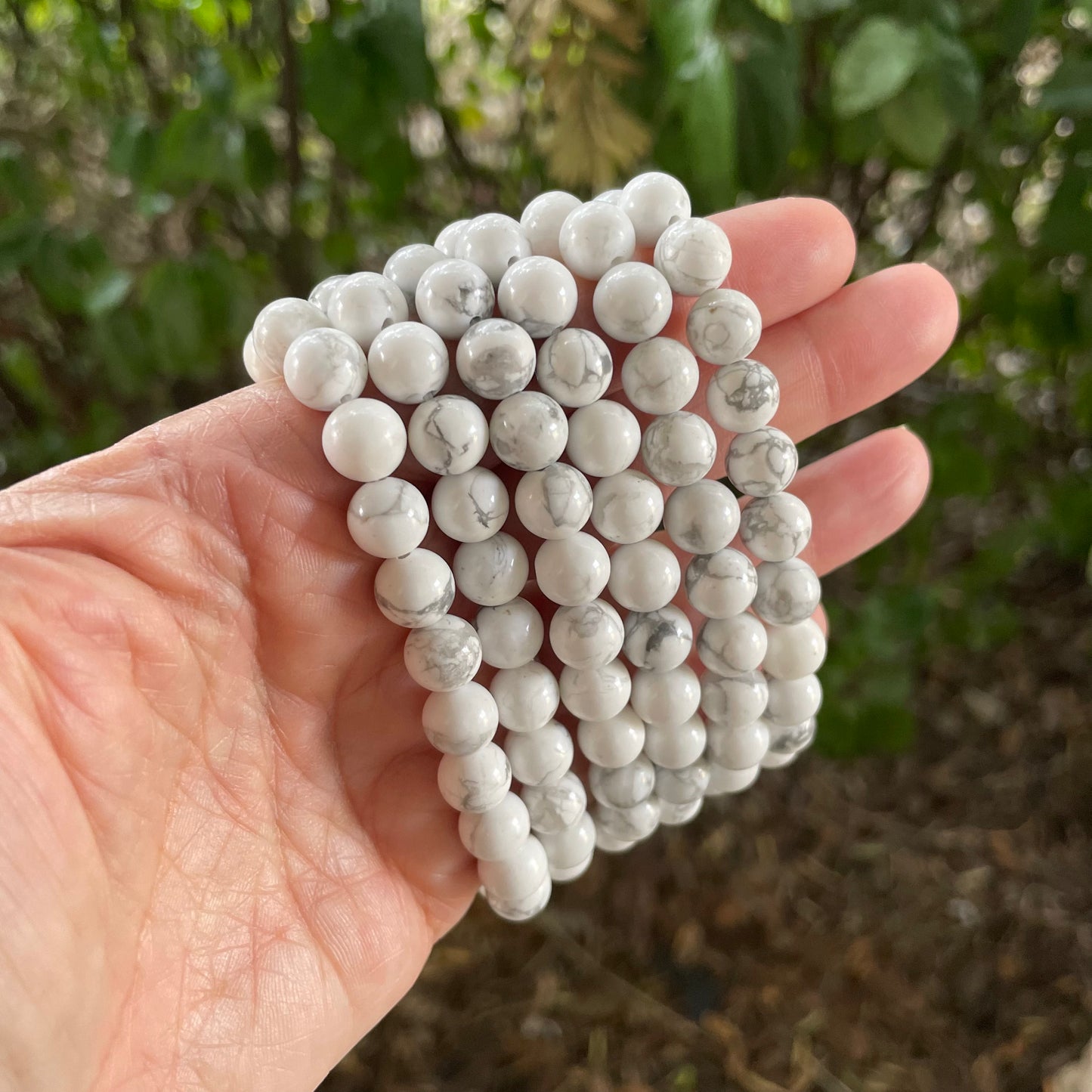 Howlite Stretch Bracelet