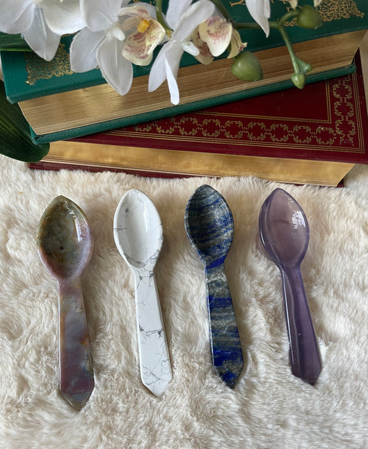 Natural Carved Crystal Spoon