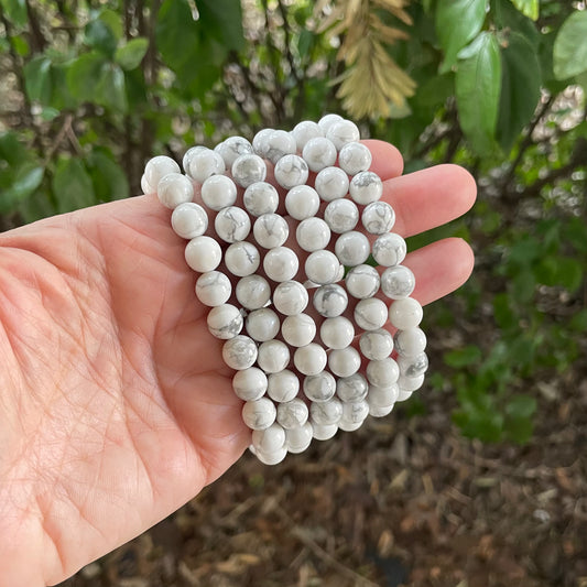 Howlite Stretch Bracelet