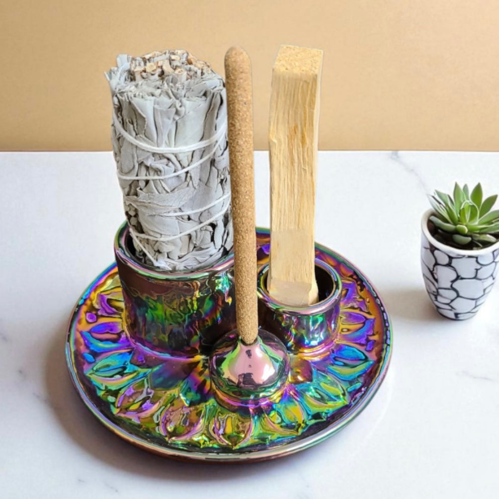 Rainbow Incense Burner