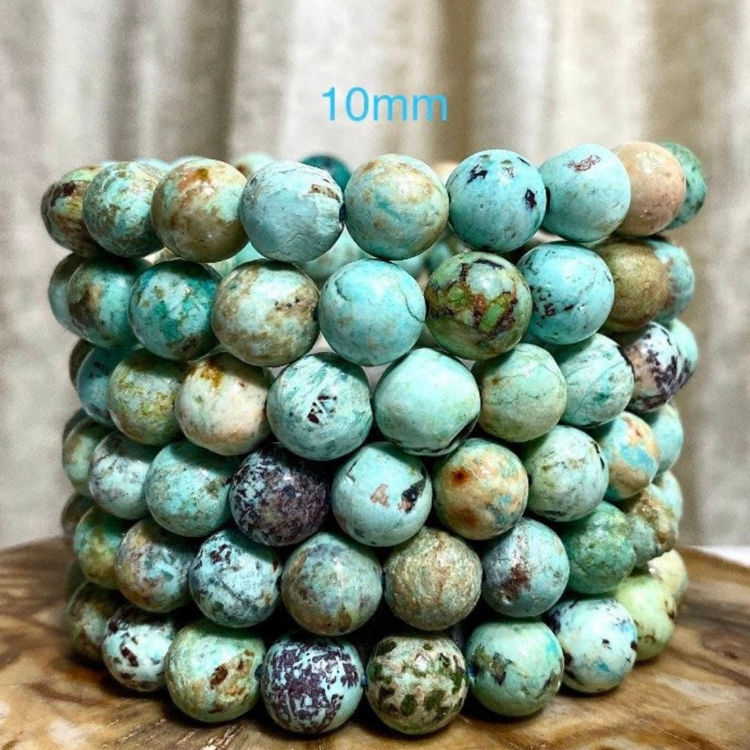 Natural Turquoise Stretch Bracelet