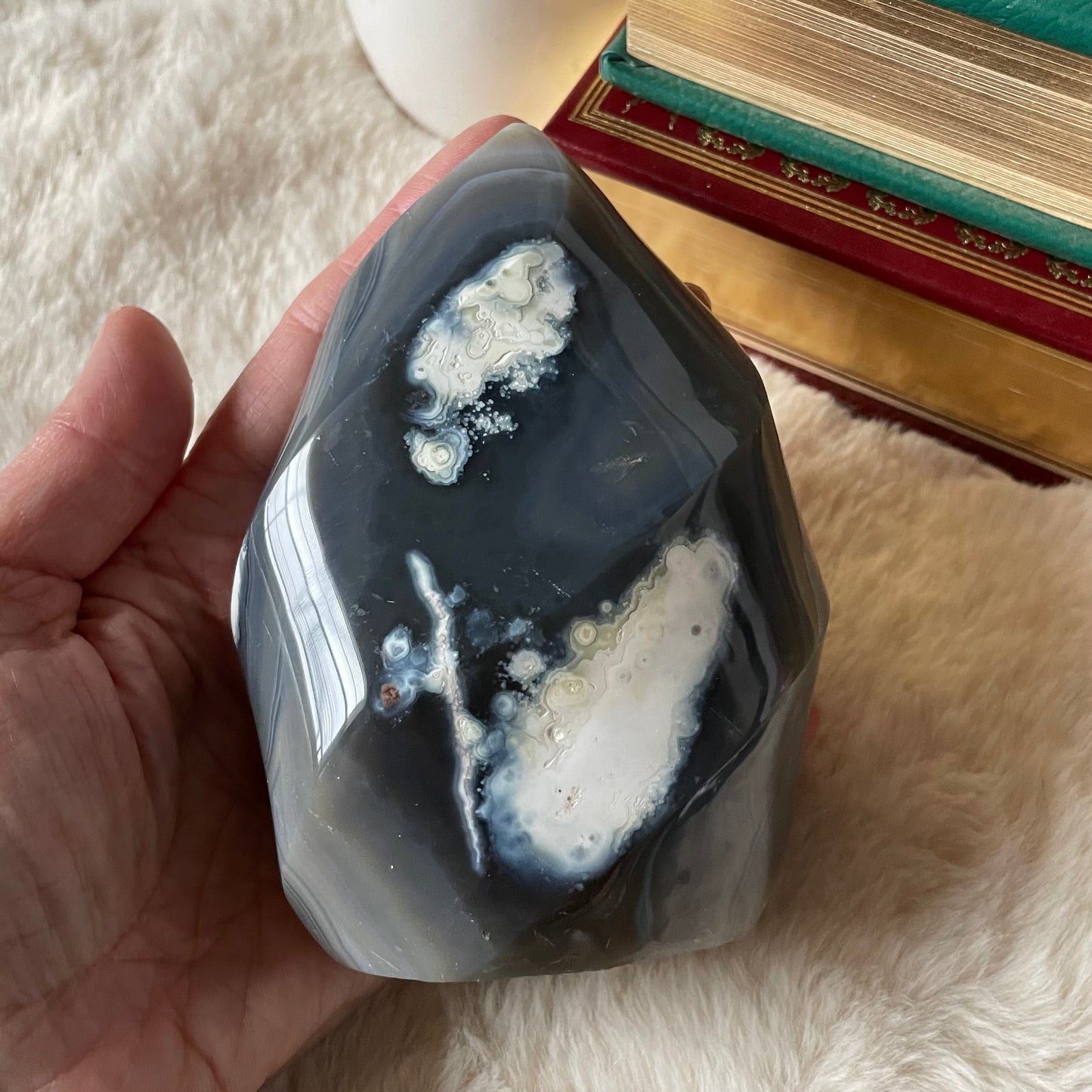 Orca Agate Flame