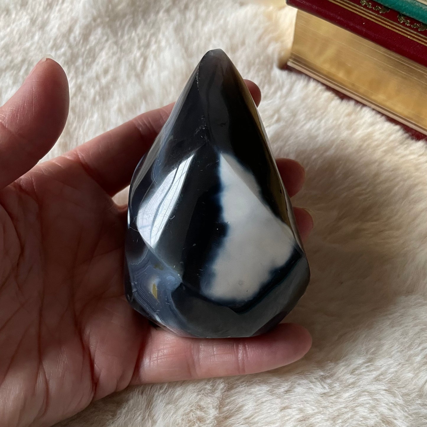 Orca Agate Flame