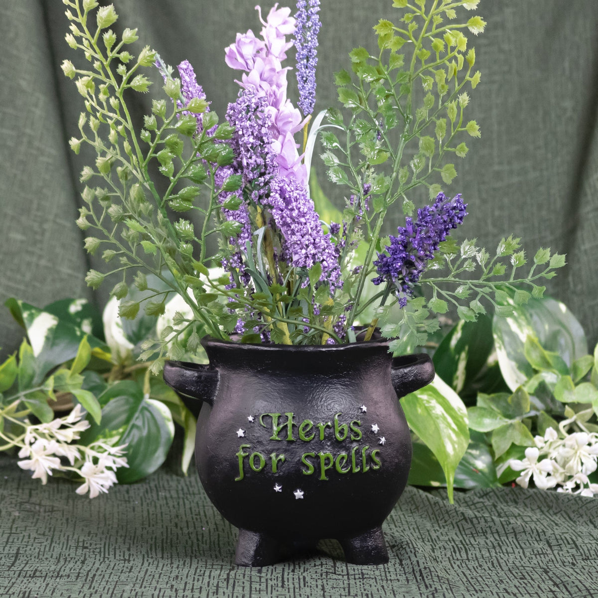 Herbs for Spells Cauldron Planter