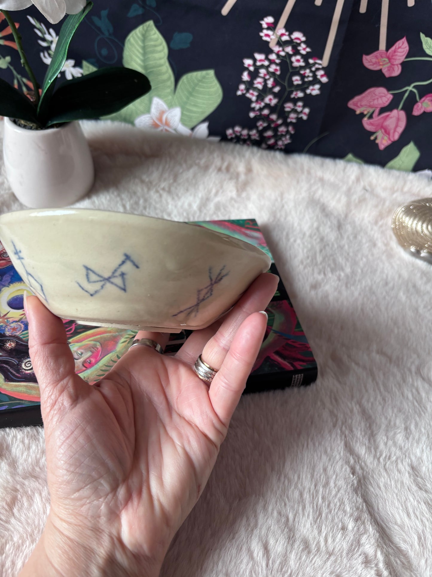 Bind Rune Ceramic Bowls and Vessels