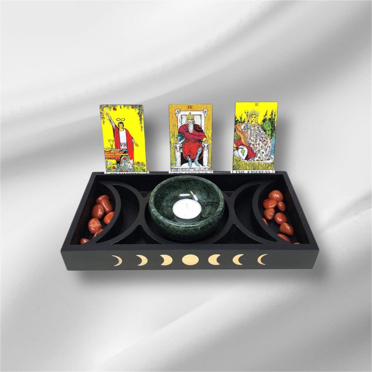 Triple Moon Tarot Tray