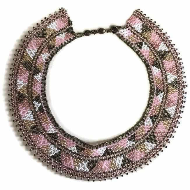 Seed Bead Collar Necklace