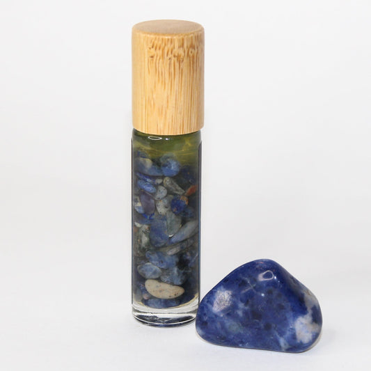 Saraswati Goddess Sodalite Anointing Oil - Expression & Creativity