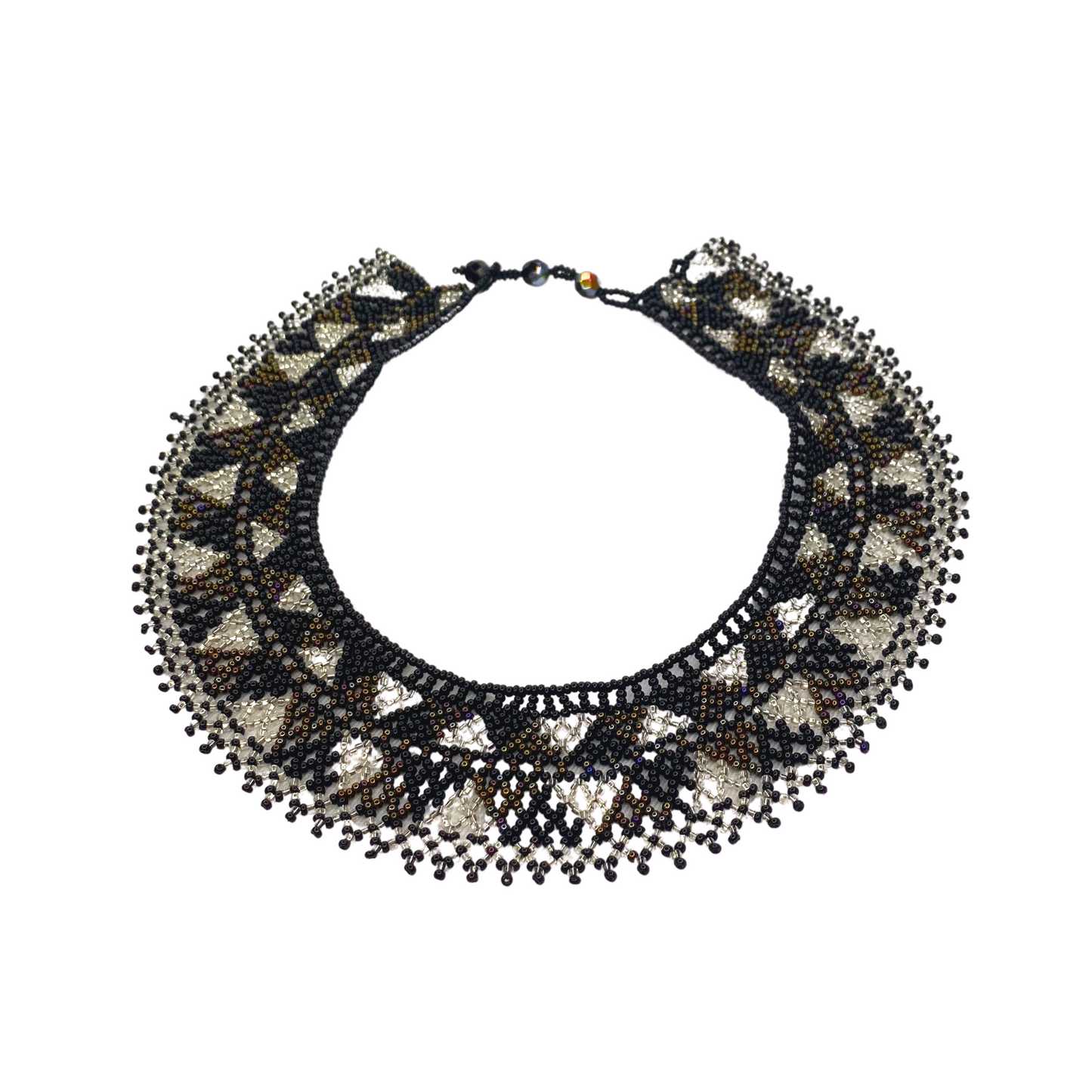 Seed Bead Collar Necklace