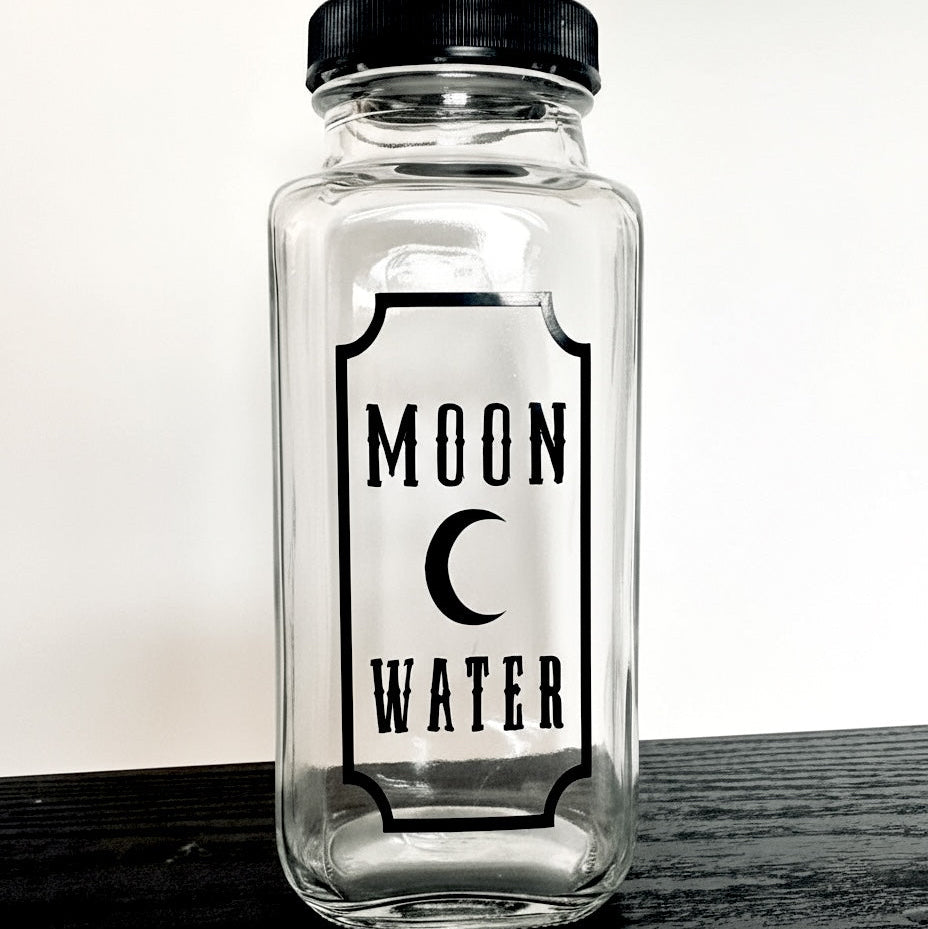 Moon Water Charging Glass Jar 8oz – Necklace Holder