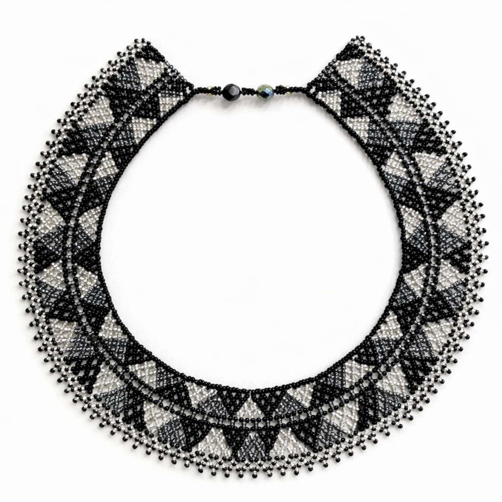 Seed Bead Collar Necklace