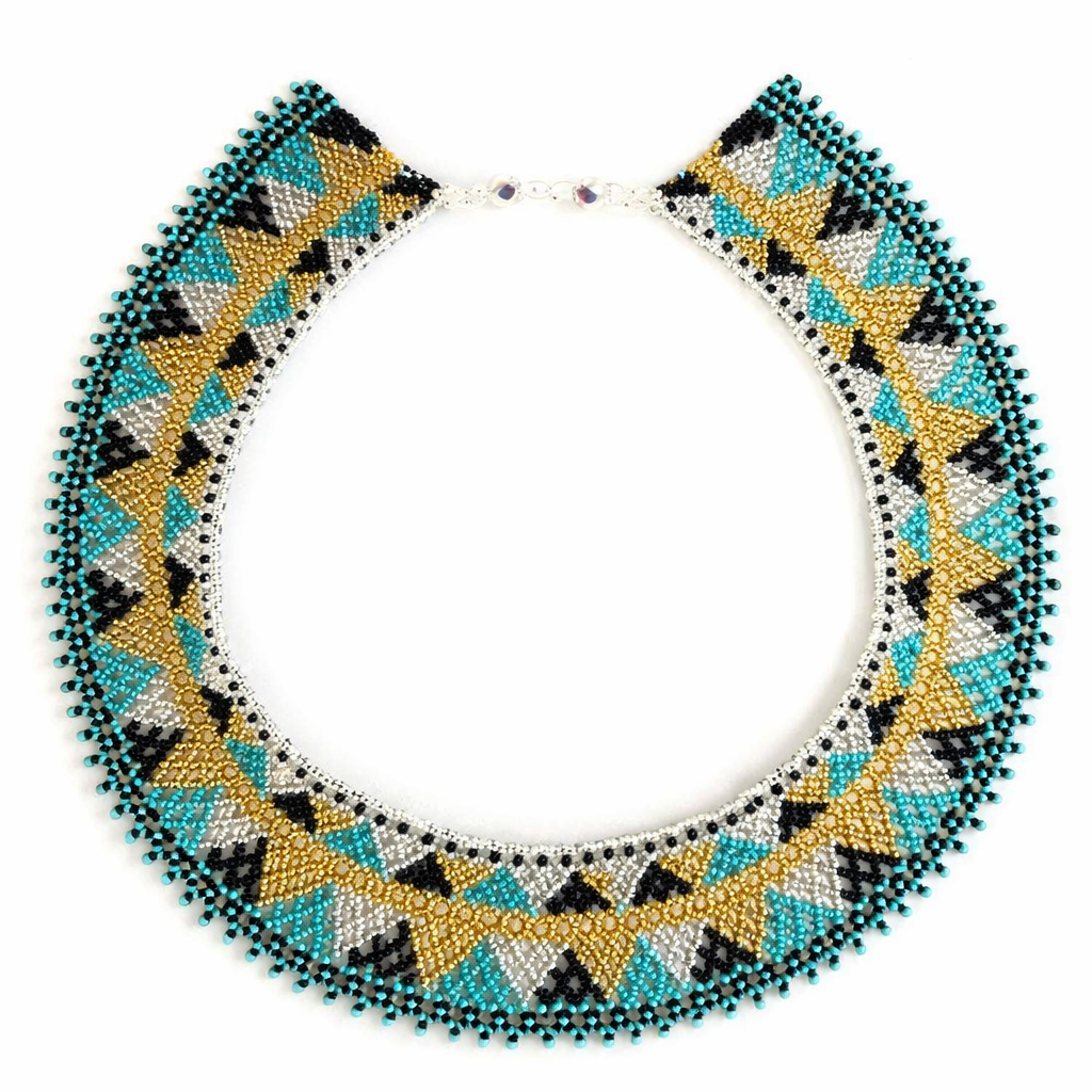 Seed Bead Collar Necklace