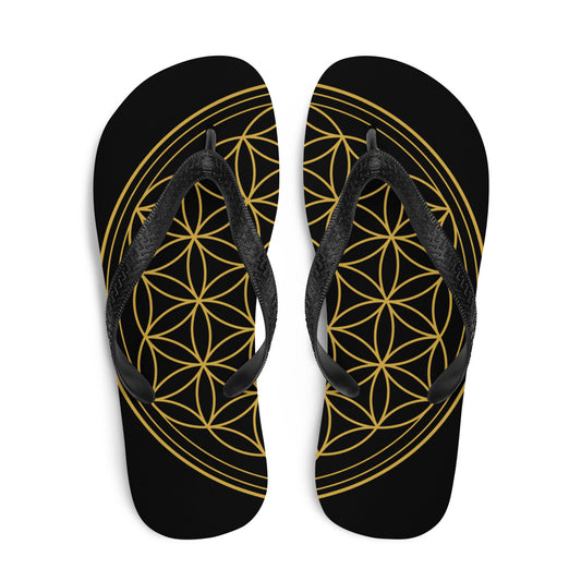 Flower of Life Flip-Flops