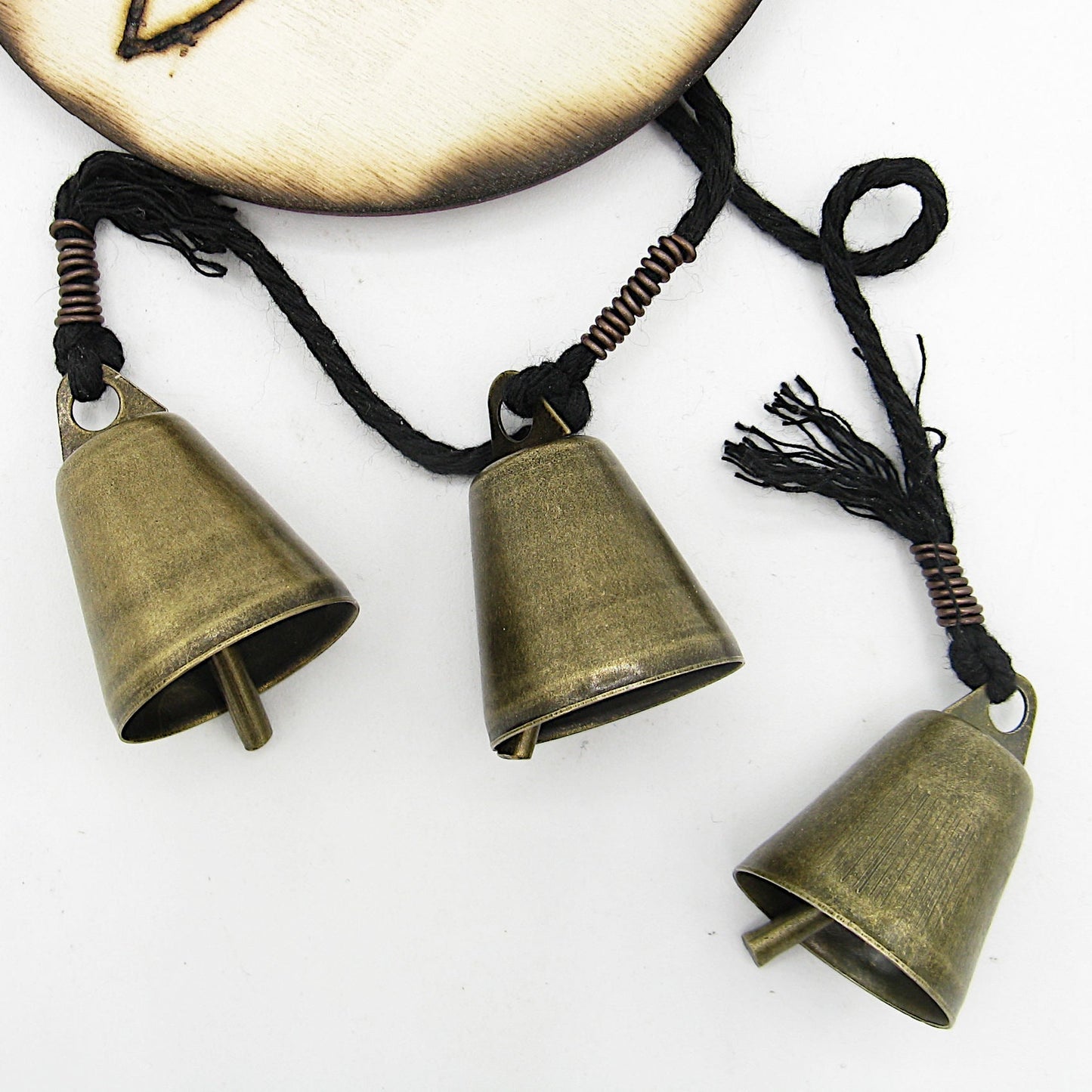Witch's Bell: Witch's Knot and 3 Bells - Handcrafted