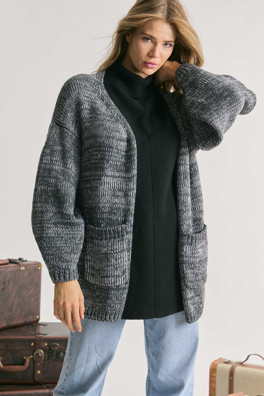 KNIT LONG SLEEVE CARDIGAN - Executive Gypsy