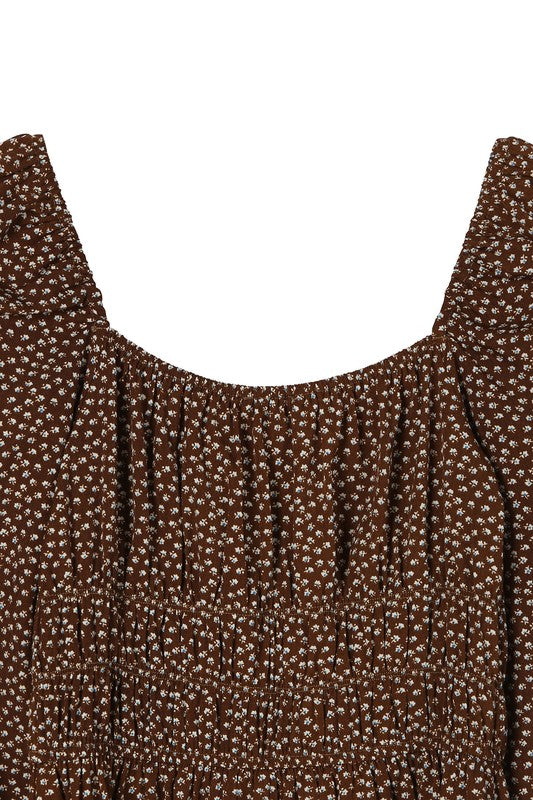 Square neck vintage puff dress - Executive Gypsy