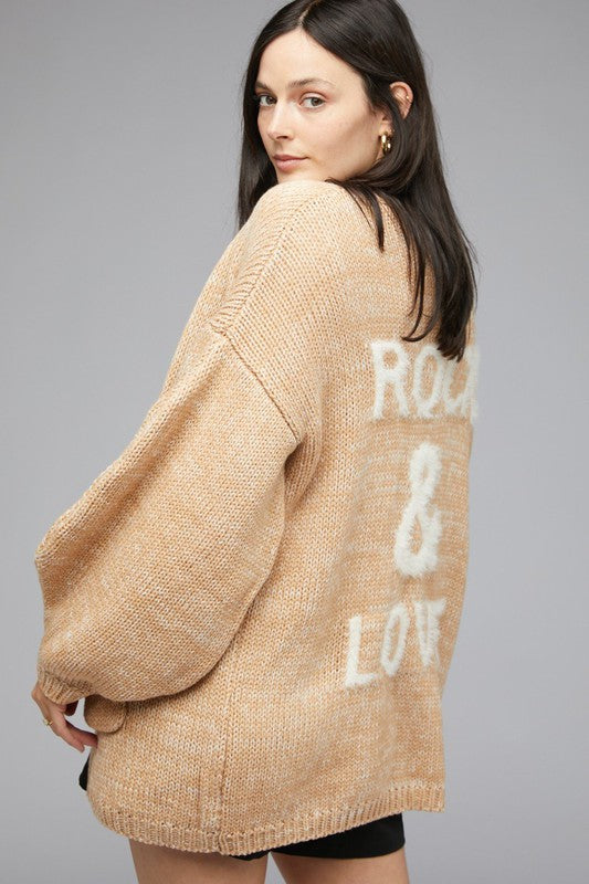 KNIT LONG SLEEVE CARDIGAN - Executive Gypsy