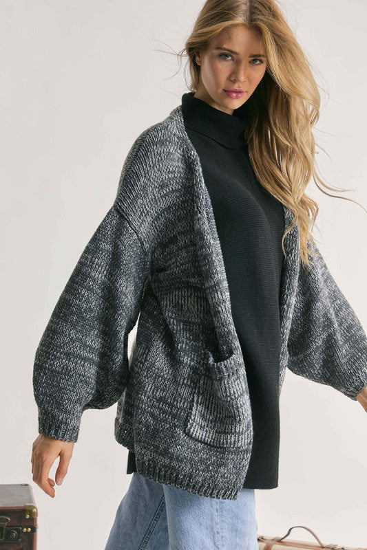 KNIT LONG SLEEVE CARDIGAN - Executive Gypsy