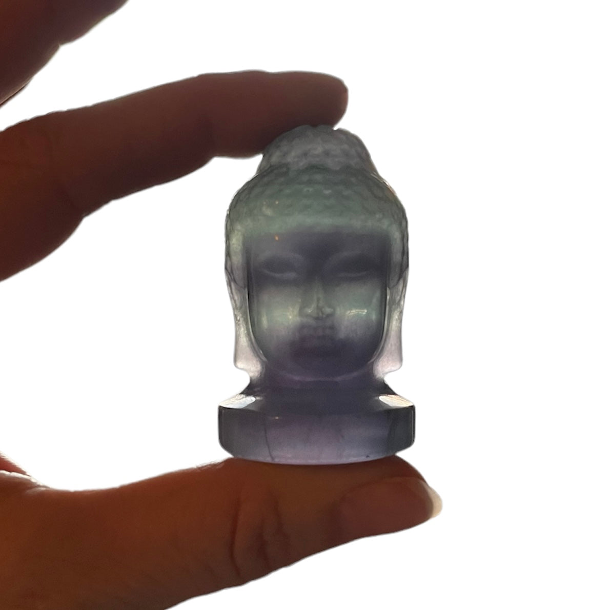 Carved Crystal Buddha Head - Executive Gypsy