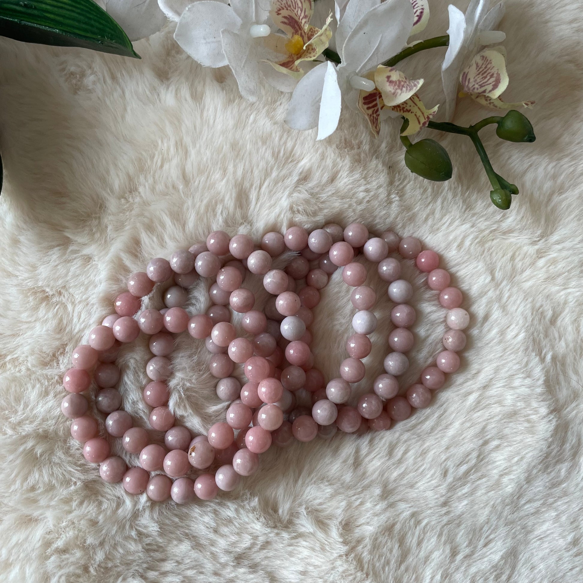 Pink Opal Stretch Bracelet - Executive Gypsy