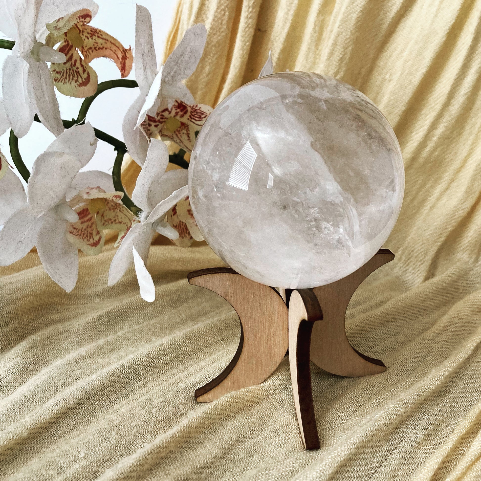 Clear Quartz Sphere - Executive Gypsy