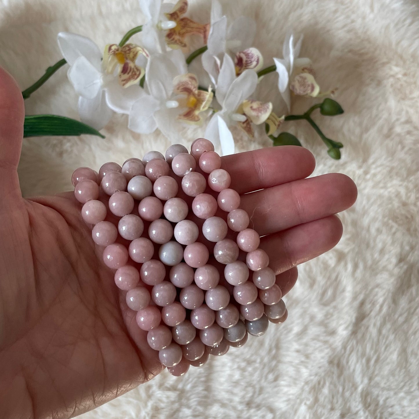 Pink Opal Stretch Bracelet - Executive Gypsy