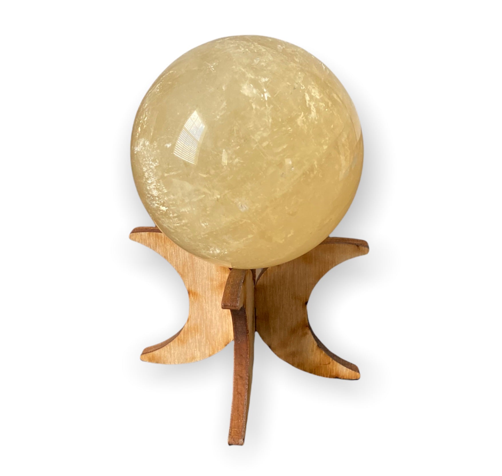 Honey Calcite Sphere - Executive Gypsy