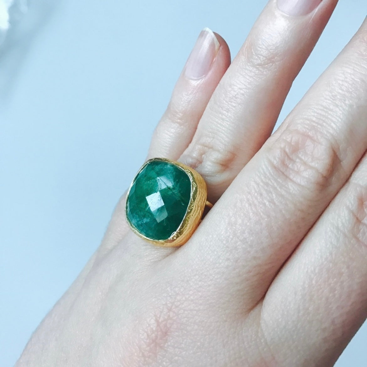 Natural Emerald Ring - Executive Gypsy