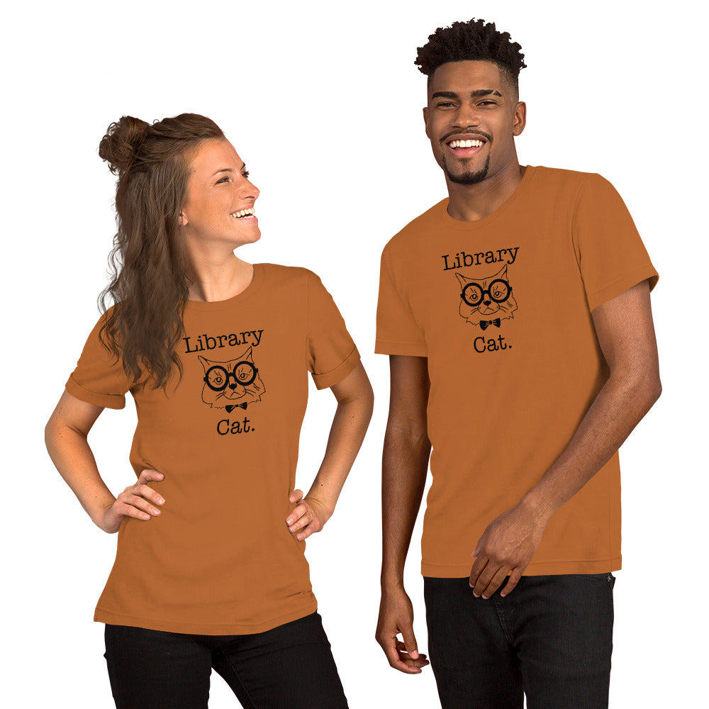 Library Cat. Unisex t-shirt - Executive Gypsy